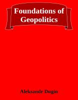 read unlimited books online the foundations of geopolitics pdf book Doc