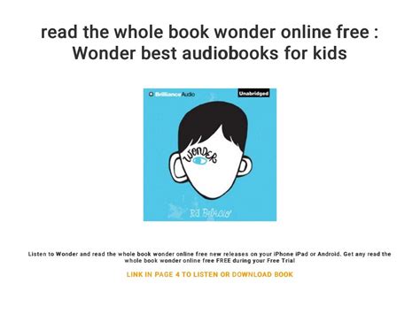 read-wonder-online-for-free Ebook Kindle Editon