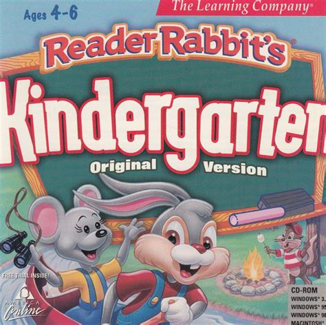 reader rabbit kindergarten