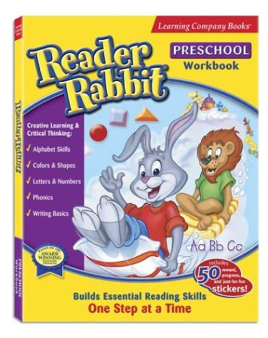 reader rabbit preschool reader rabbit giant workbooks Reader