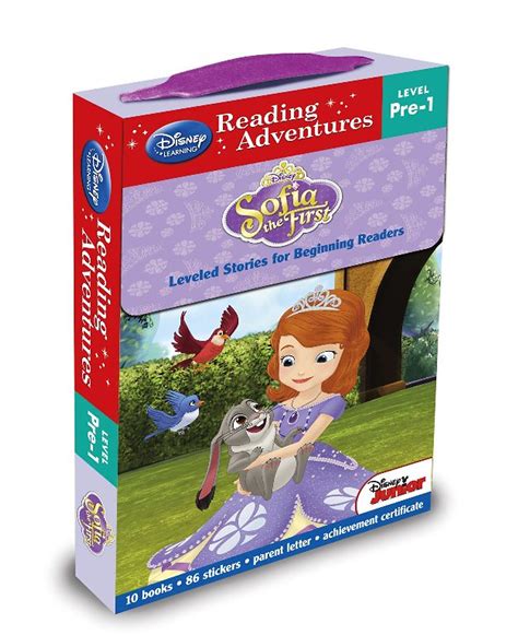 reading adventures sofia the first level pre 1 boxed set Reader