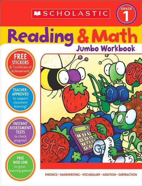 reading and math jumbo workbook grade 1 Reader