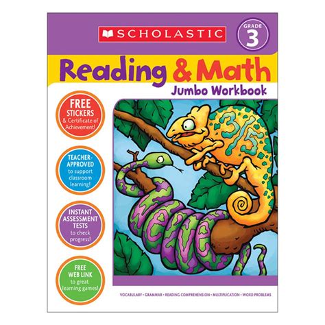 reading and math jumbo workbook grade 3 Epub