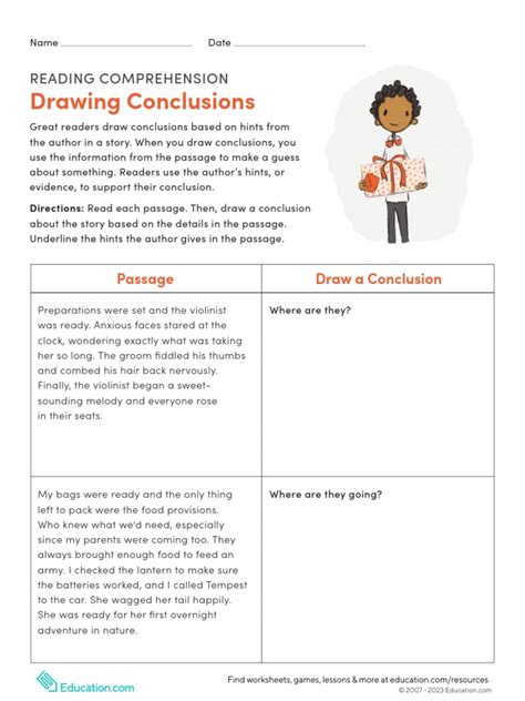 reading comprehension drawing conclusions quiz Epub