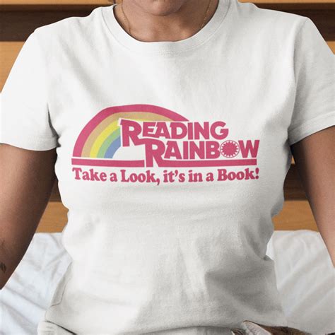 reading rainbow t shirt