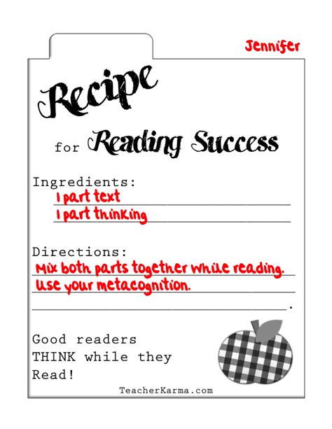 reading training recipe for success Epub