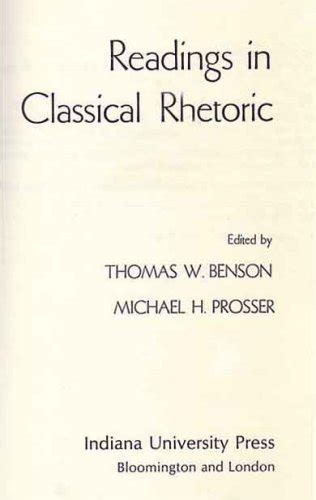 readings classical rhetoric thomas benson Doc