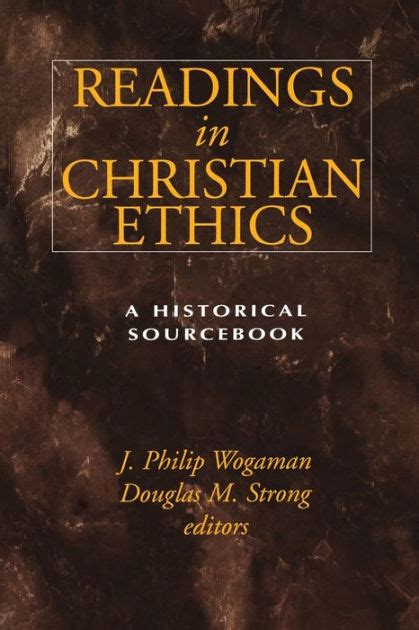 readings in christian ethics a historical sourcebook Epub