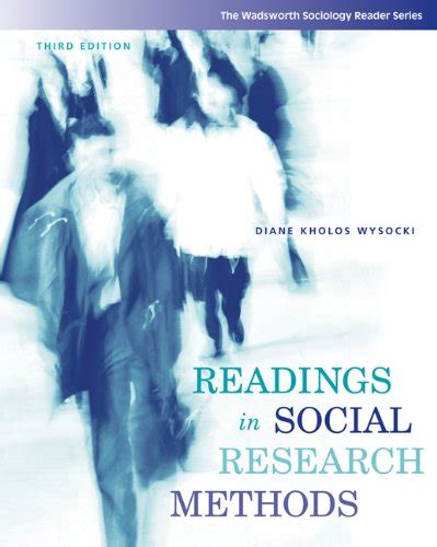 readings in social research methods wadsworth sociology reader PDF