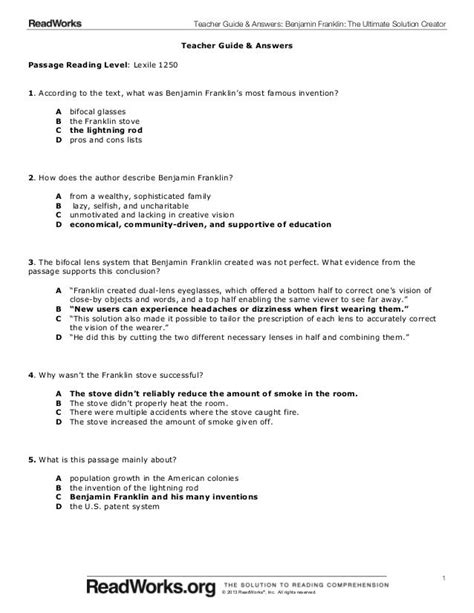 readworks answer key seven minutes if terror Reader