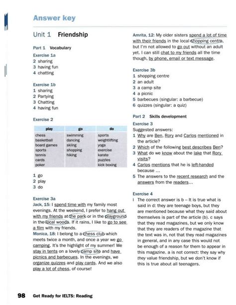 ready for ielts coursbook answer key Reader