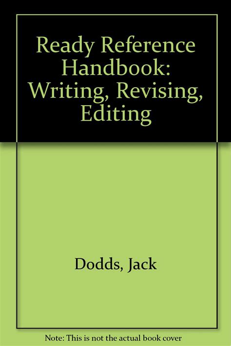 ready reference handbook writing revising editing Reader