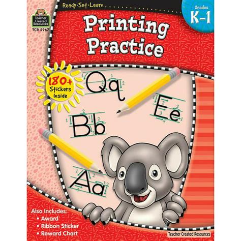 ready set learn printing practice grd k 1 Kindle Editon