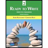 ready to write 2 perfecting paragraphs 4th edition Reader