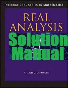 real analysis denlinger solution manual Epub