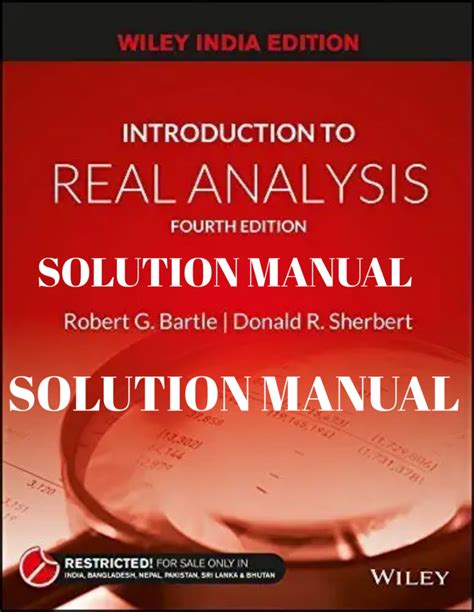 real analysis solution manual by bartle Kindle Editon