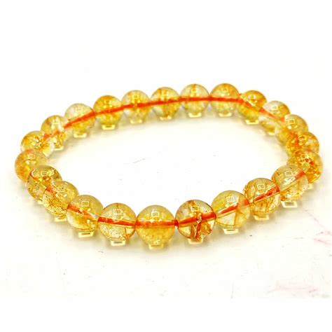 real citrine bracelet