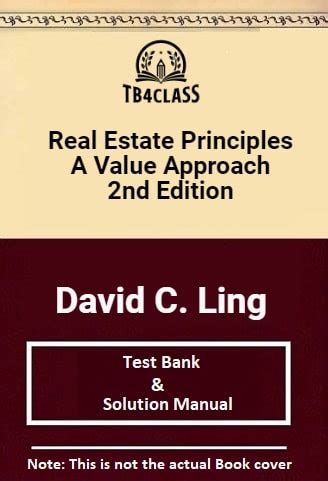 real estate principles 2nd edition david C Ling Wayne Test bank pdf PDF