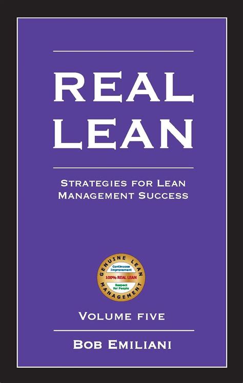 real lean strategies for lean management success volume five PDF