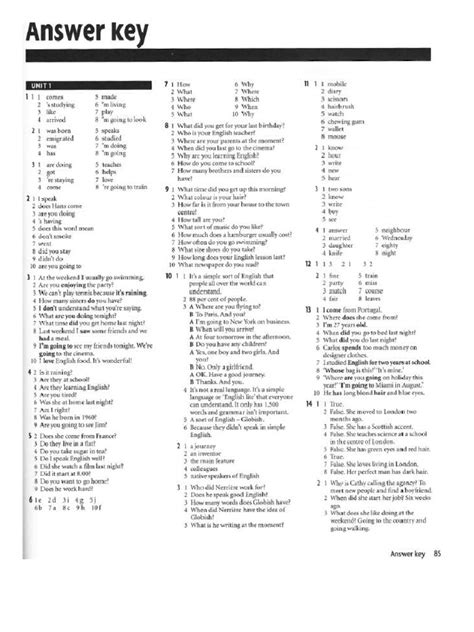 real life pre intermediate workbook answer key Epub