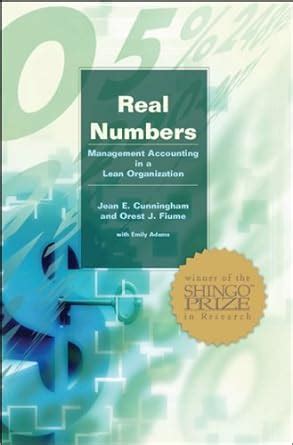 real numbers management accounting in a lean organization Kindle Editon