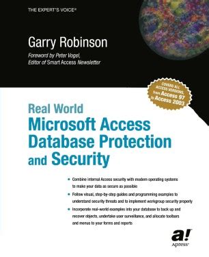 real world microsoft access database protection and security PDF