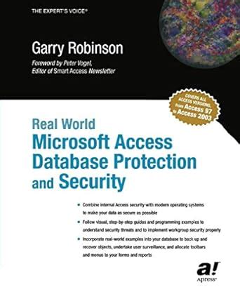 real world microsoft access database protection and security PDF