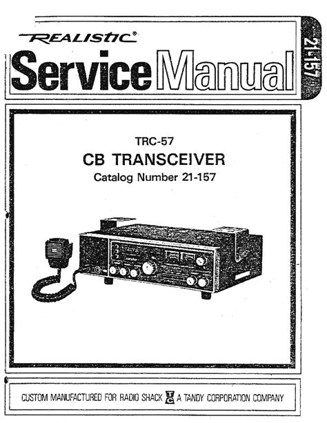 realistic trc service manual pdf Reader