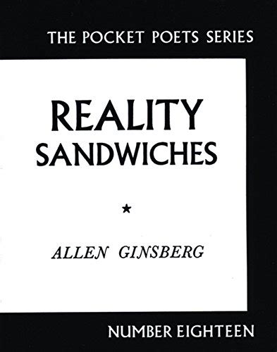 reality sandwiches 1953 1960 city lights pocket poets series Reader