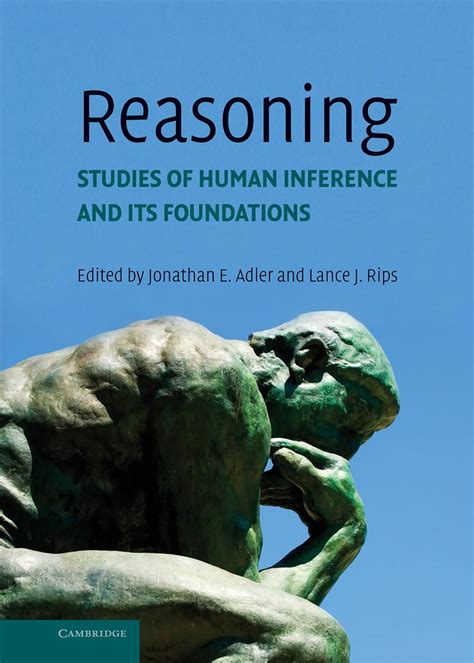 reasoning studies of human inference and its foundations Reader