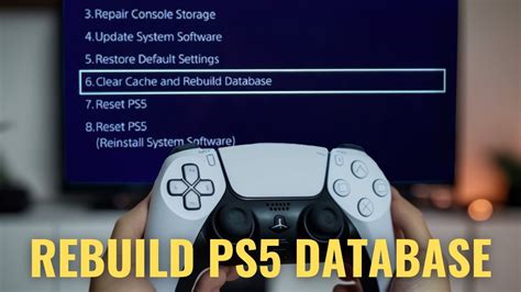 rebuild database ps5