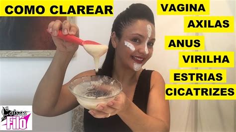 receita caseira clarear virilha