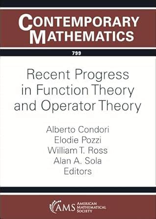 recent progress in operator theory recent progress in operator theory Kindle Editon