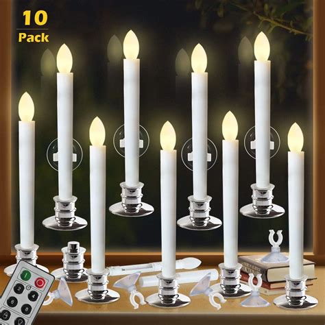 rechargeable window candles