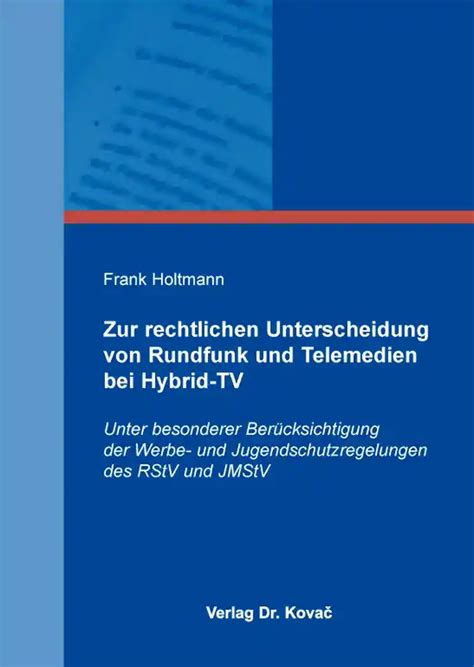 rechtlichen unterscheidung rundfunk telemedien hybrid tv Doc