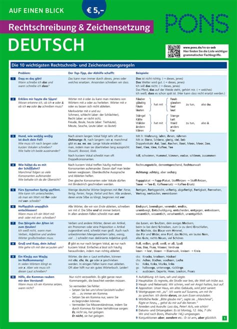 rechtschreibung zeichensetzung einen blick deutsch PDF