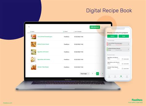 recipe book software PDF