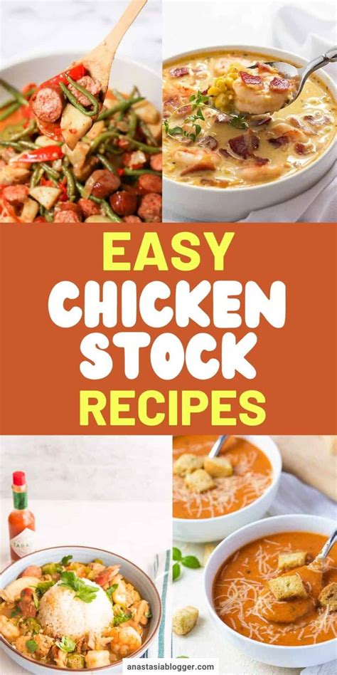 recipes using chicken stock