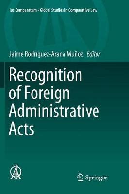 recognition foreign administrative acts comparatum Epub