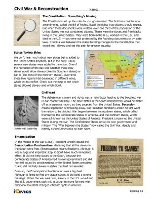 reconstruction after the civil war lesson plans Epub