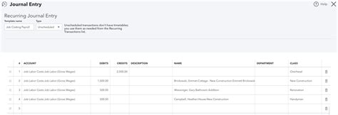 recording journal entries in quickbooks Doc