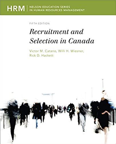 recruitment and selection in canada fifth edition Doc