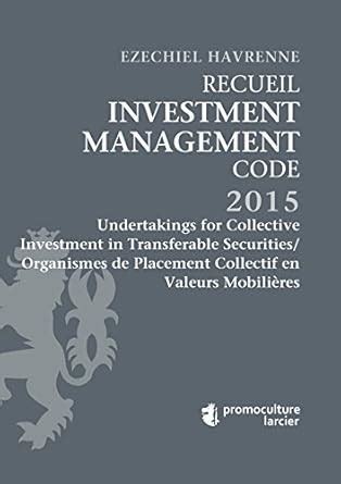 recueil investment management code undertakings Reader