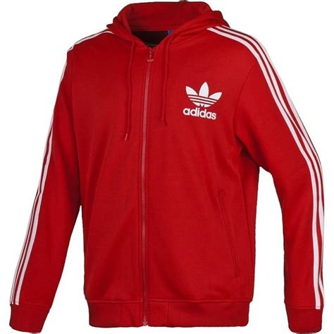 red adidas sweatshirt