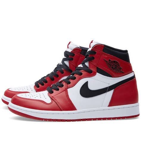 red air jordans 1