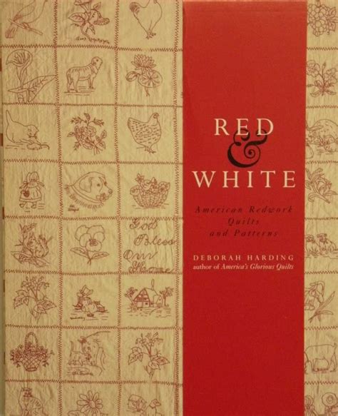 red and white american redwork quilts and patterns Epub