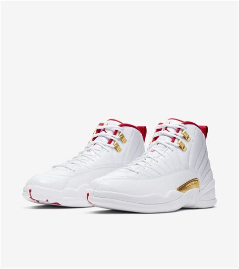 red and white jordans 12