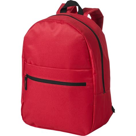 red backpack