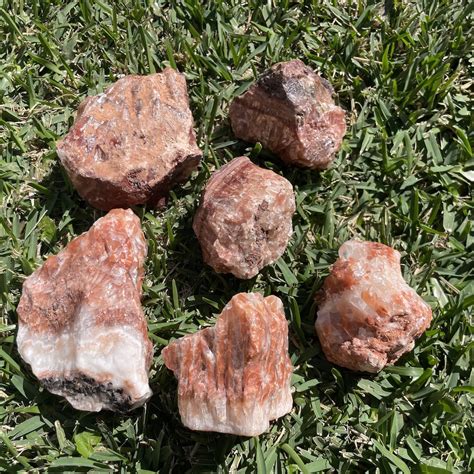 red calcite cluster