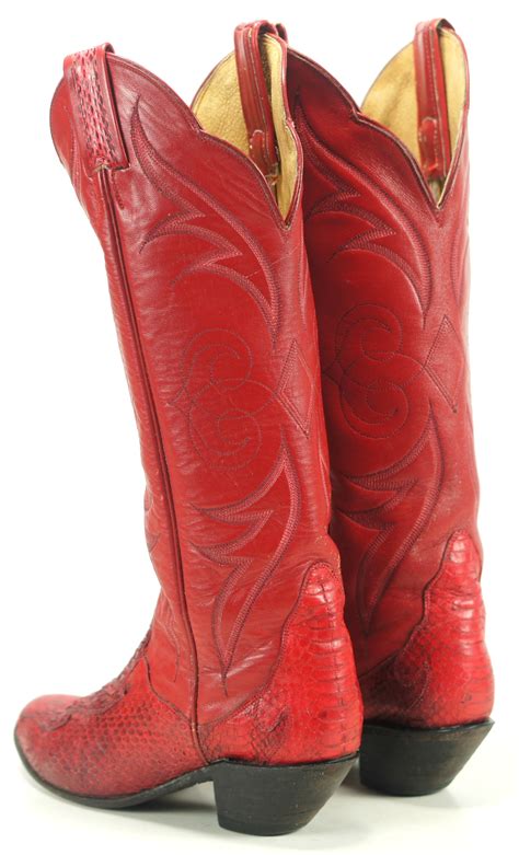 red cowgirl boots womens